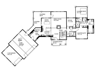 1st Floor Plan, 012H-0229