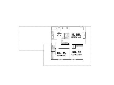 2nd Floor Plan, 016H-0062