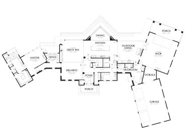 1st Floor Plan, 034H-0367
