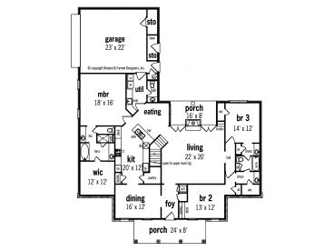 1st Floor Plan, 021H-0154