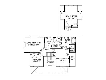 2nd Floor Plan, 058H-0074
