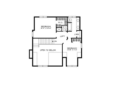 2nd Floor Plan, 008H-0045