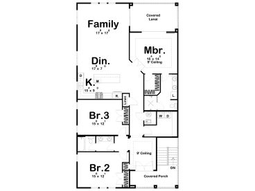 2nd Floor Plan, 050M-0013