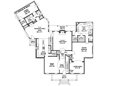 1st Floor Plan, 006H-0112