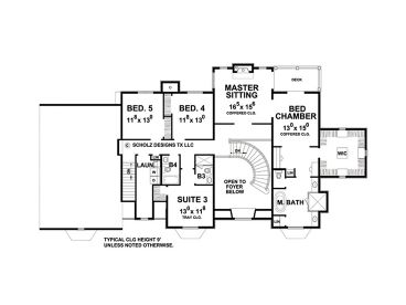 2nd Floor Plan, 031H-0280