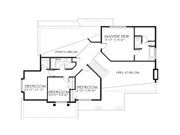 2nd Floor Plan, 022H-0051