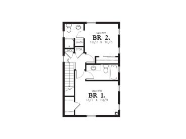 2nd Floor Plan, 034H-0384