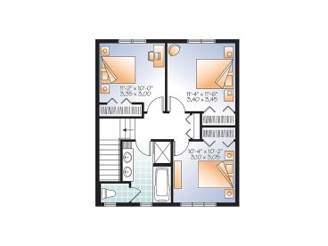 2nd Floor Plan, 027H-0444