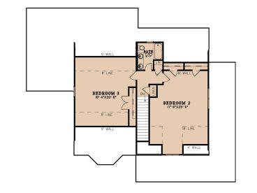 2nd Floor Plan, 074H-0190