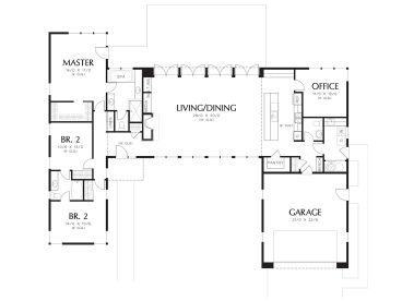 Floor Plan, 034H-0284