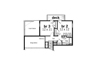 2nd Floor Plan, 021H-0065