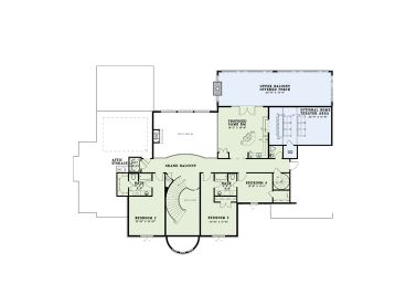 2nd Floor Plan, 025H-0321