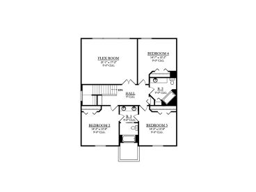 2nd Floor Plan, 064H-0113