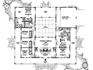 Floor Plan, 057H-0022