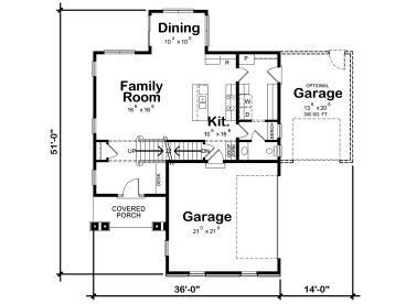 1st Floor Plan, 031H-0384