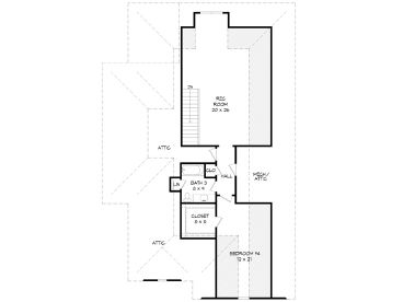 2nd Floor Plan, 062H-0131