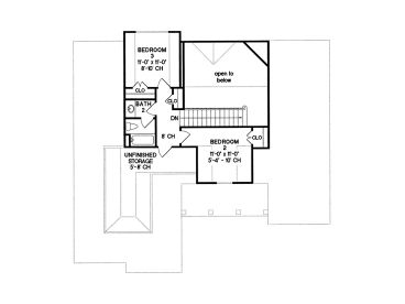 2nd Floor Plan, 031H-0459