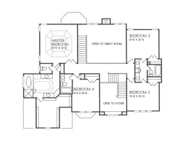 2nd Floor Plan, 045H-0031