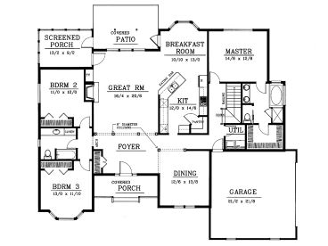 Floor Plan, 026H-0083