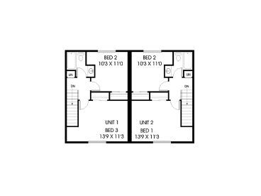 2nd Floor Plan, 013M-0013