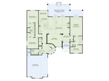 1st Floor Plan, 025H-0292