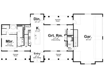 1st Floor Plan, 050H-0506