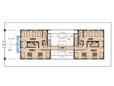 2nd Floor Plan, 074H-0014