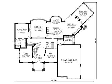 1st Floor Plan, 020H-0307