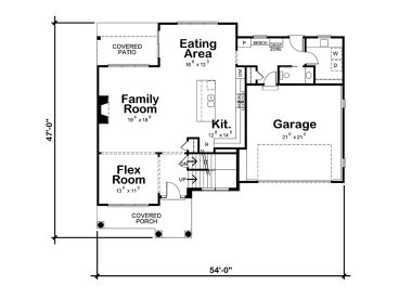 1st Floor Plan, 031H-0394