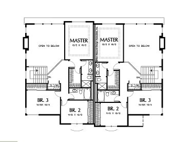 2nd Floor Plan, 034M-0013