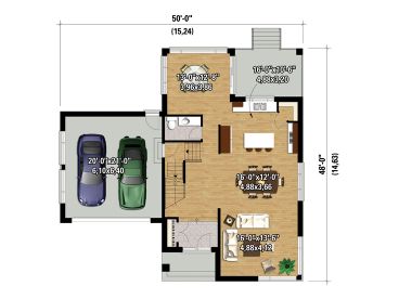 1st Floor Plan, 072H-0140