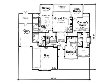 1st Floor Plan, 031H-0257
