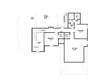 2nd Floor Plan, 006H-0198