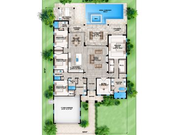 Floor Plan, 069H-0034
