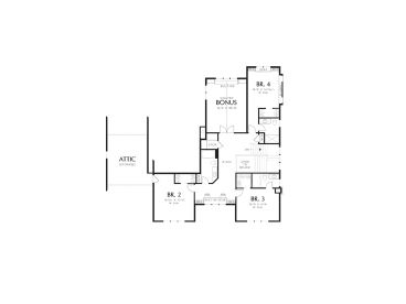 2nd Floor Plan, 034H-0363