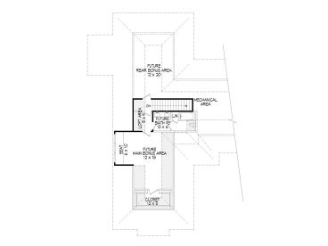 2nd Floor Plan, 062H-0125