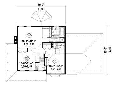 2nd Floor Plan, 072H-0111
