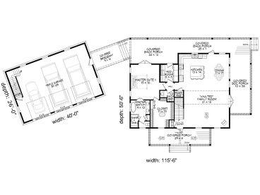 1st Floor Plan, 062H-0476