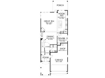 1st Floor Plan, 034H-0357