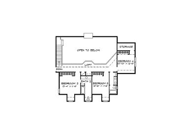 2nd Floor Plan, 008H-0015