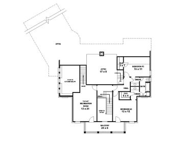 2nd Floor Plan, 006H-0112