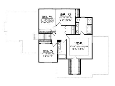 2nd Floor Plan, 020H-0242