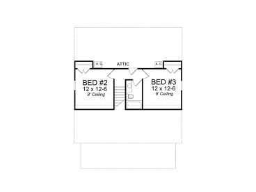 2nd Floor Plan, 059H-0154