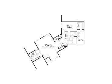 2nd Floor Plan, 034H-0371