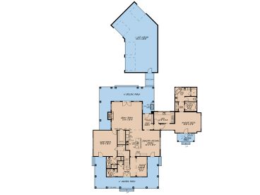 1st Floor Plan, 074H-0105