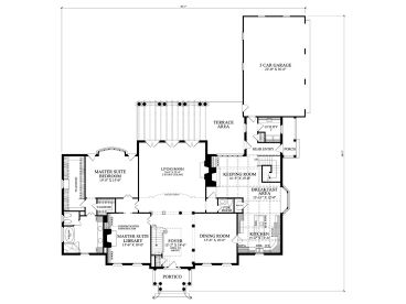 1st Floor Plan, 063H-0093