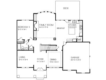 1st Floor Plan, 045H-0029