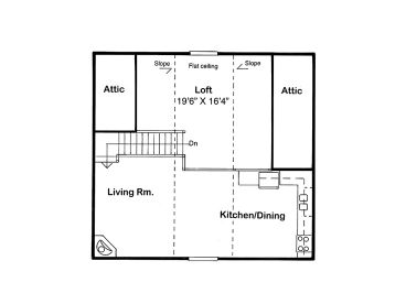 2nd Floor Plan, 047H-0083