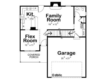 1st Floor Plan, 031H-0302