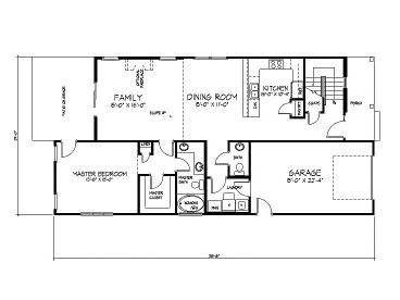 1st Floor Plan, 058H-0008